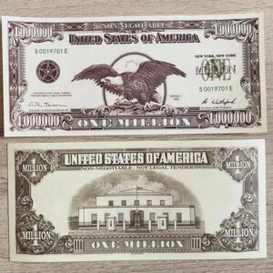 20~1000pcs  US One Million Dollars US Dollars Fake Money Paper Bills Banknotes Non-currency Ancestors Money Statue of Liberty